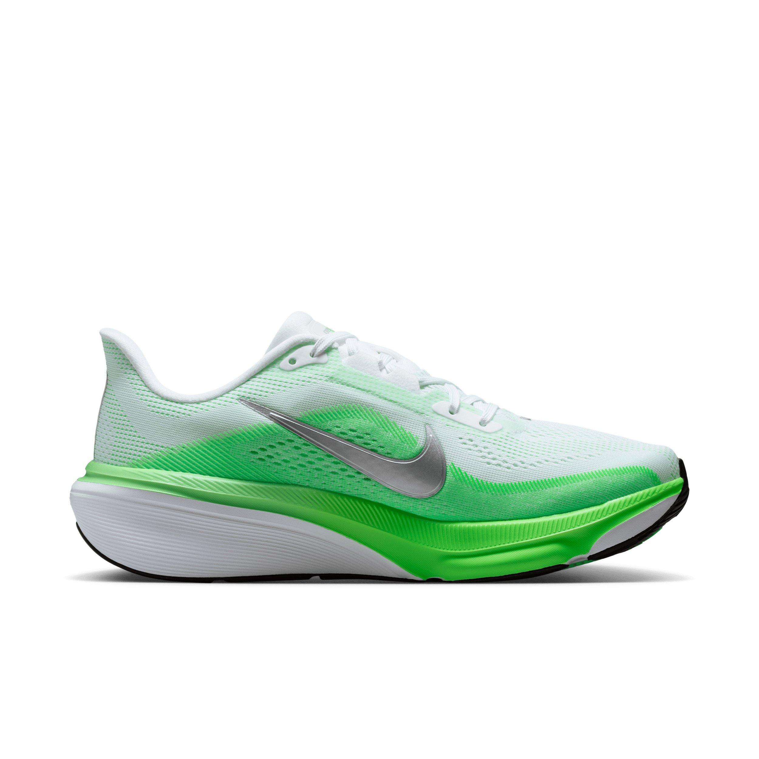 Nike Pegasus 42 "White/Green Strike/Illusion Green/Metallic Silver" Women's Running Shoe - WHITE/GREEN/GREEN/SILVER